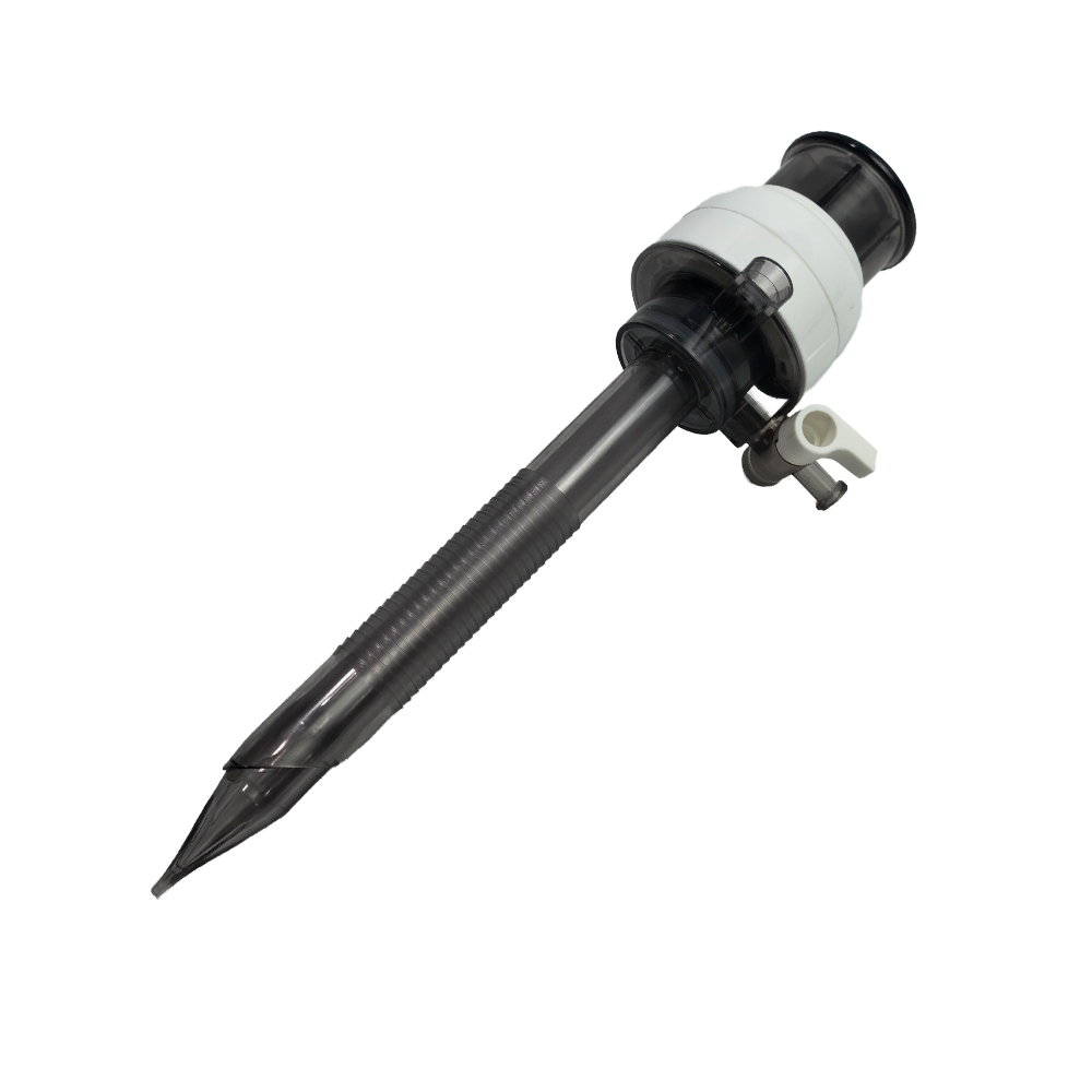Trocar &oacute;ptico de 10 mm para colecistectom&iacute;a laparosc&oacute;pica